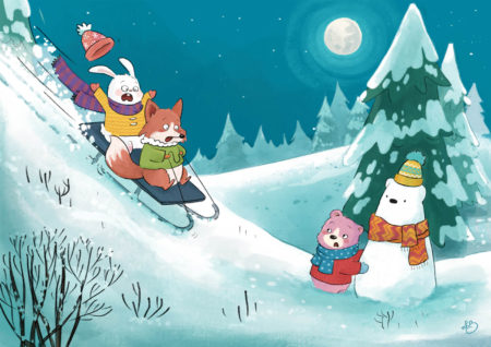 neharawat_winter_snow_sleigh_animals